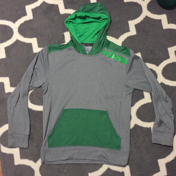 adidas Other - Green & Gray Adidas Hoodie